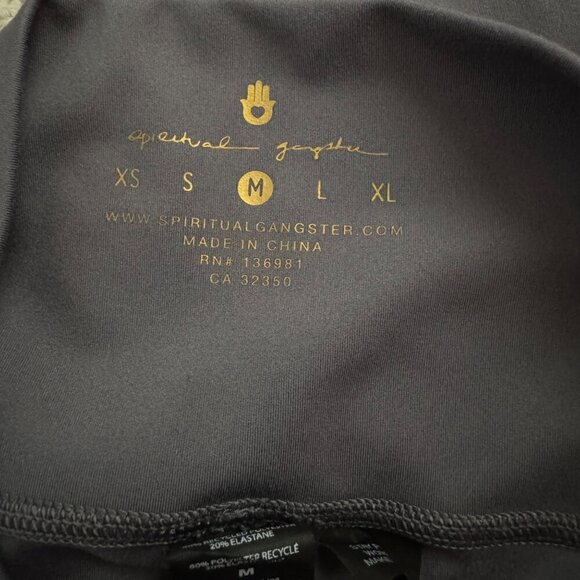 NWOT Spiritual Gangster SG Intent High Waisted Legging Gray Eco Women’s Size M - Picture 9 of 15